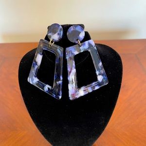 Marbled Statement Earrings